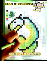 Pixel Dioses Prehispanicos - Sumas y Restas - Quetzalcoatl colorear